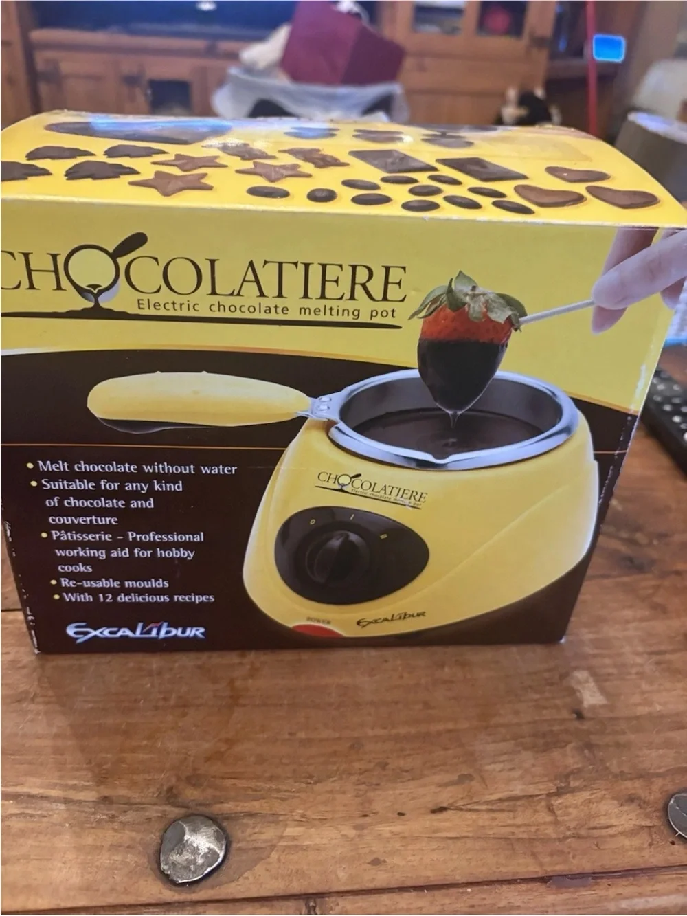 Excalibur Chocolatiere Electric Chocolate Melting Pot Complete in Box